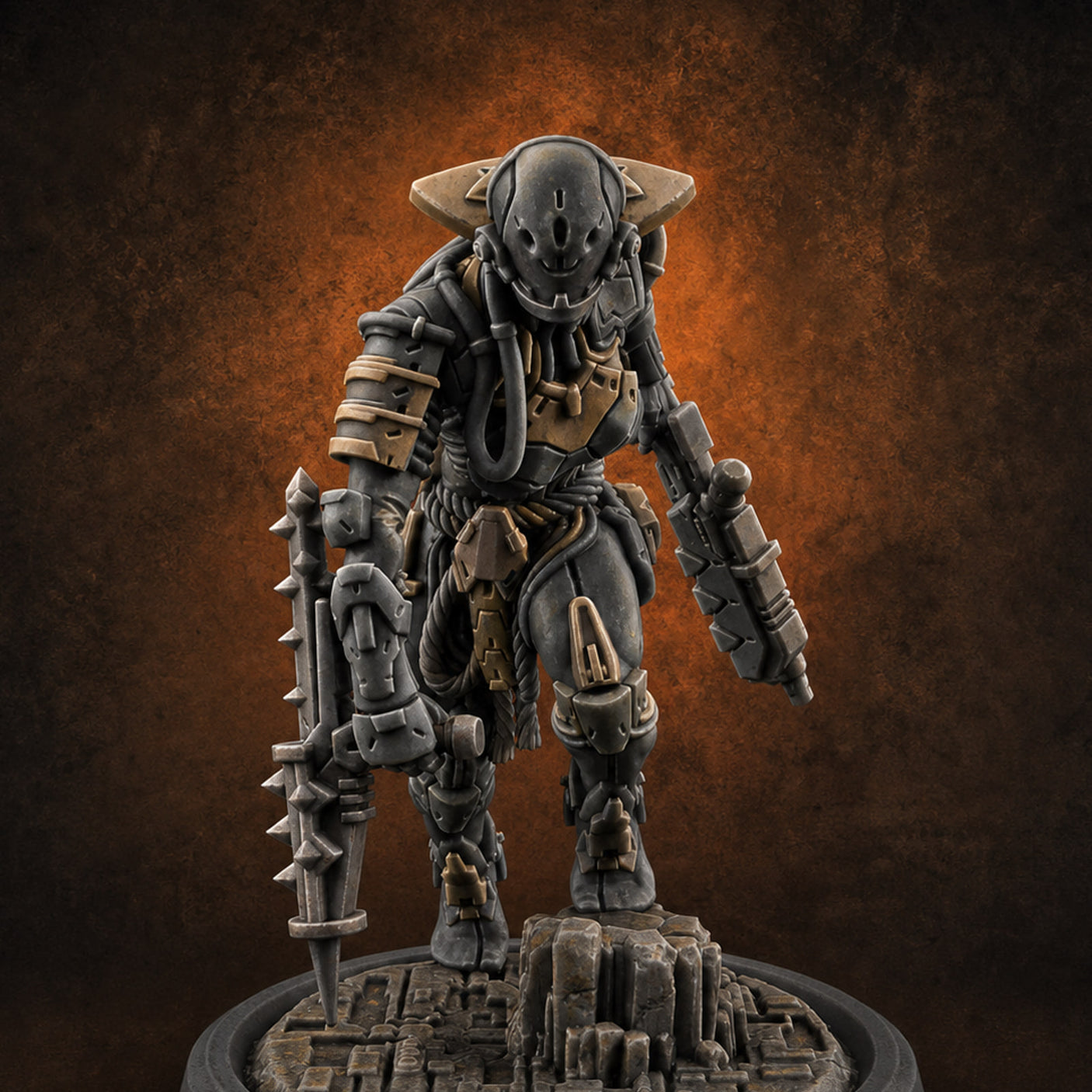 Gun Running Goblin Trooper B Miniature for Dungeons and Dragons, Pathfinder or other TTRPGs