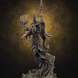 Robes Trailing Lich Shaman A Miniature for Dungeons and Dragons, Pathfinder or other TTRPGs