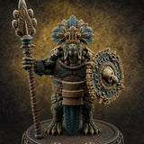 The Skull Shell Tribe G — painted concept preview (miniature supplied unpainted)