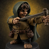 Ready To Fling Halfling Slingers C Miniature for Dungeons and Dragons, Pathfinder or other TTRPGs