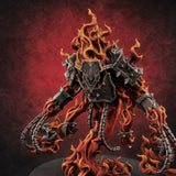 Chain Flailing Chained Elementals Miniature for Dungeons and Dragons, Pathfinder or other TTRPGs