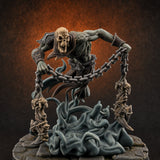 Chains Spread Wide Specter Warrior A — painted concept preview (miniature supplied unpainted)