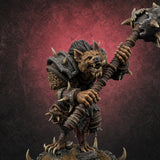 The Bloodhowl Gnolls C — painted concept preview (miniature supplied unpainted)