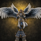 Surveying Angel Sentinel Miniature for Dungeons and Dragons, Pathfinder or other TTRPGs