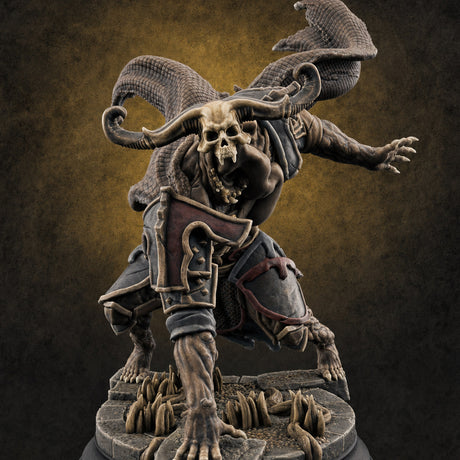 Magic Unfurling Risen Skeleton A Miniature for Dungeons and Dragons, Pathfinder or other TTRPGs