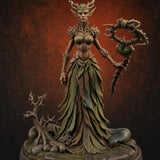 Grasping Nature'S Sceptre Dryad Sorceress Miniature for Dungeons and Dragons, Pathfinder or other TTRPGs