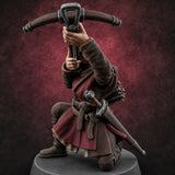 Shouldering The Load Human Crossbowwomen H — painted concept preview (miniature supplied unpainted)