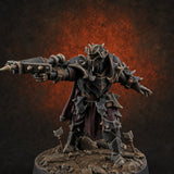 Cannon Crowned Sentinels B — painted concept preview (miniature supplied unpainted)