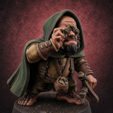 Ready To Fling Halfling Slingers E — painted concept preview (miniature supplied unpainted)