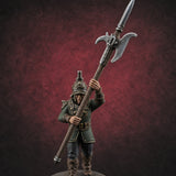 Plume Standing Proud Human Guards C — painted concept preview (miniature supplied unpainted)