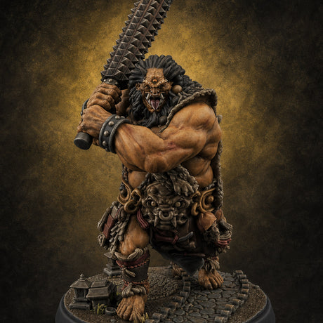 Shouldering The Cudgel Oni Brutes A — painted concept preview (miniature supplied unpainted)