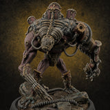 Tentacles Coiled Cyborg Titan — painted concept preview (miniature supplied unpainted)