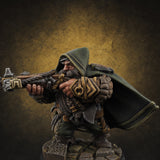 Grizzled Ranging Dwarf Rangers B — painted concept preview (miniature supplied unpainted)