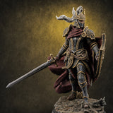 Sword Levelling Shield Bearing Human Knight — painted concept preview (miniature supplied unpainted)