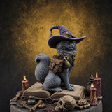 Dapper Wanderer Cat Sorcerer Miniature for Dungeons and Dragons, Pathfinder or other TTRPGs