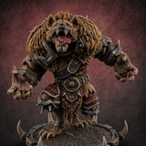 The Bloodhowl Gnolls M — painted concept preview (miniature supplied unpainted)