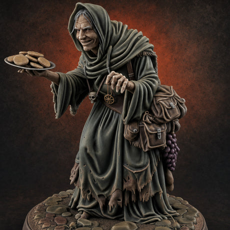 Plate Offering Hag Miniature for Dungeons and Dragons, Pathfinder or other TTRPGs