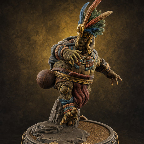 The Skull Shell Tribe D — painted concept preview (miniature supplied unpainted)