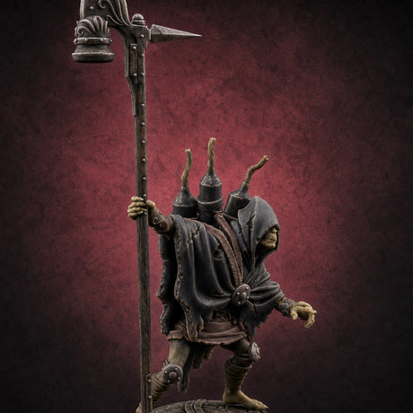 Lantern Pole Carrying Goblin Scout A Miniature for Dungeons and Dragons, Pathfinder or other TTRPGs