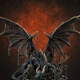 Dripping And Oozing Black Dragon — painted concept preview (miniature supplied unpainted)