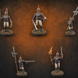 Plume Standing Proud Human Guards Miniature for Dungeons and Dragons, Pathfinder or other TTRPGs