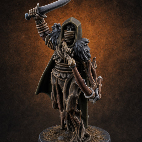 Hooded Bandit Crew Human Bandit D Miniature for Dungeons and Dragons, Pathfinder or other TTRPGs