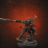 Arm Thrust Commanding Hadozee Warrior Miniature for Dungeons and Dragons, Pathfinder or other TTRPGs
