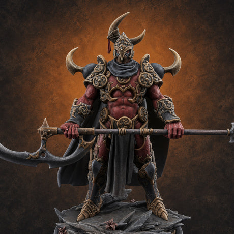 Horns Held High Demon Warlords B Miniature for Dungeons and Dragons, Pathfinder or other TTRPGs