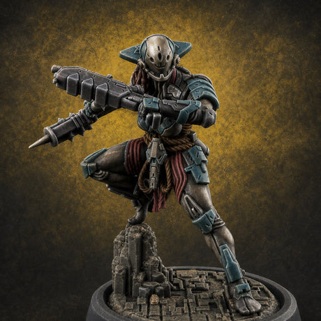 Gun Running Goblin Trooper A Miniature for Dungeons and Dragons, Pathfinder or other TTRPGs