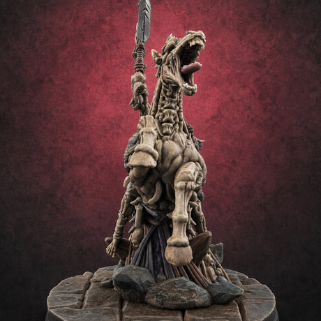 Axe Raised Victorious Ghoul Riders B — painted concept preview (miniature supplied unpainted)