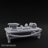 Anvil-Topped Chain-Slung Blacksmith Work Bench gallery 1
