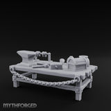 Anvil-Topped Chain-Slung Blacksmith Work Bench gallery 8