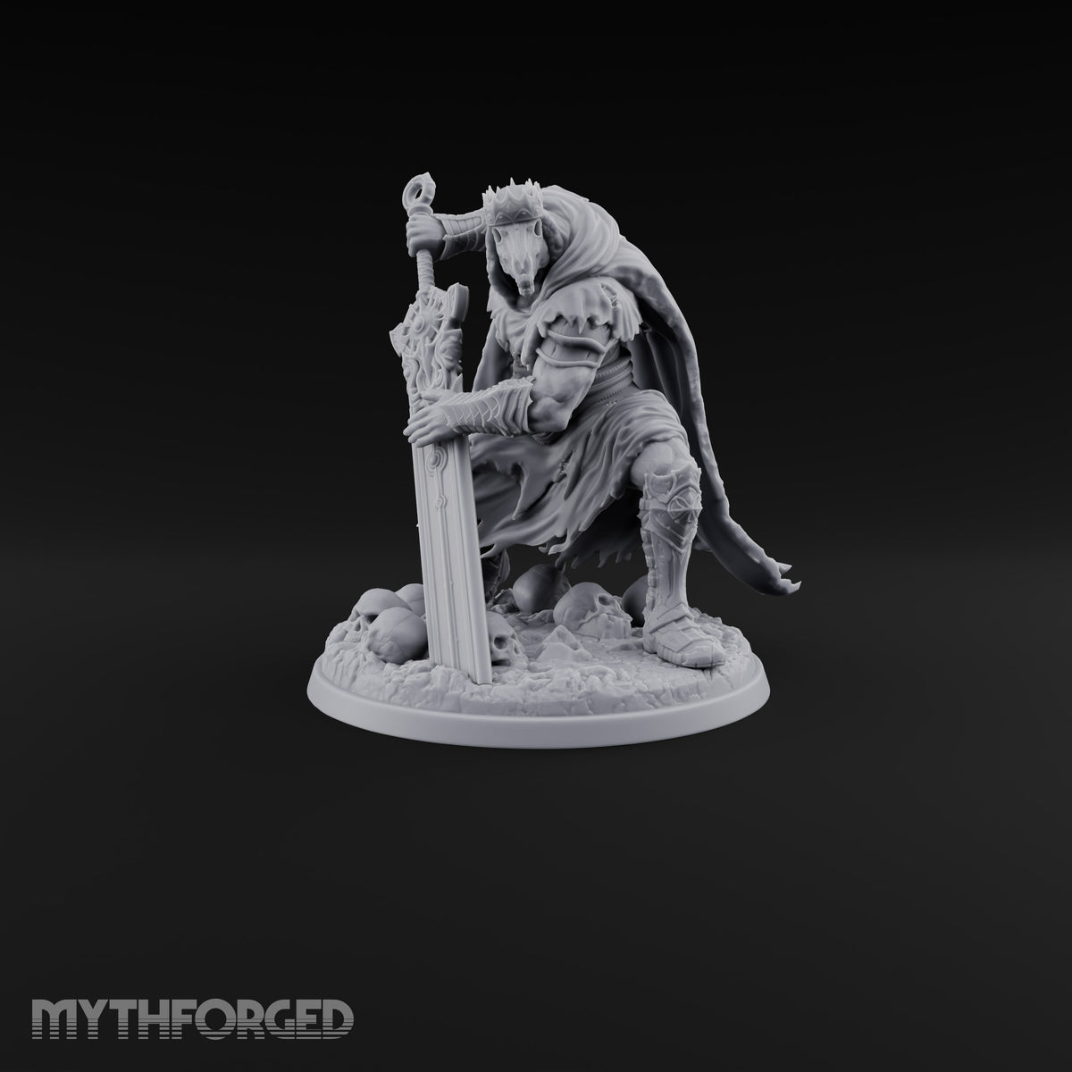 Court Is Held Among Skulls Death Knight