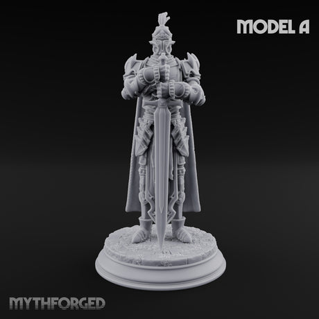 Trio Of Blades Animated Armor Knights Miniature for Dungeons and Dragons, Pathfinder or other TTRPGs