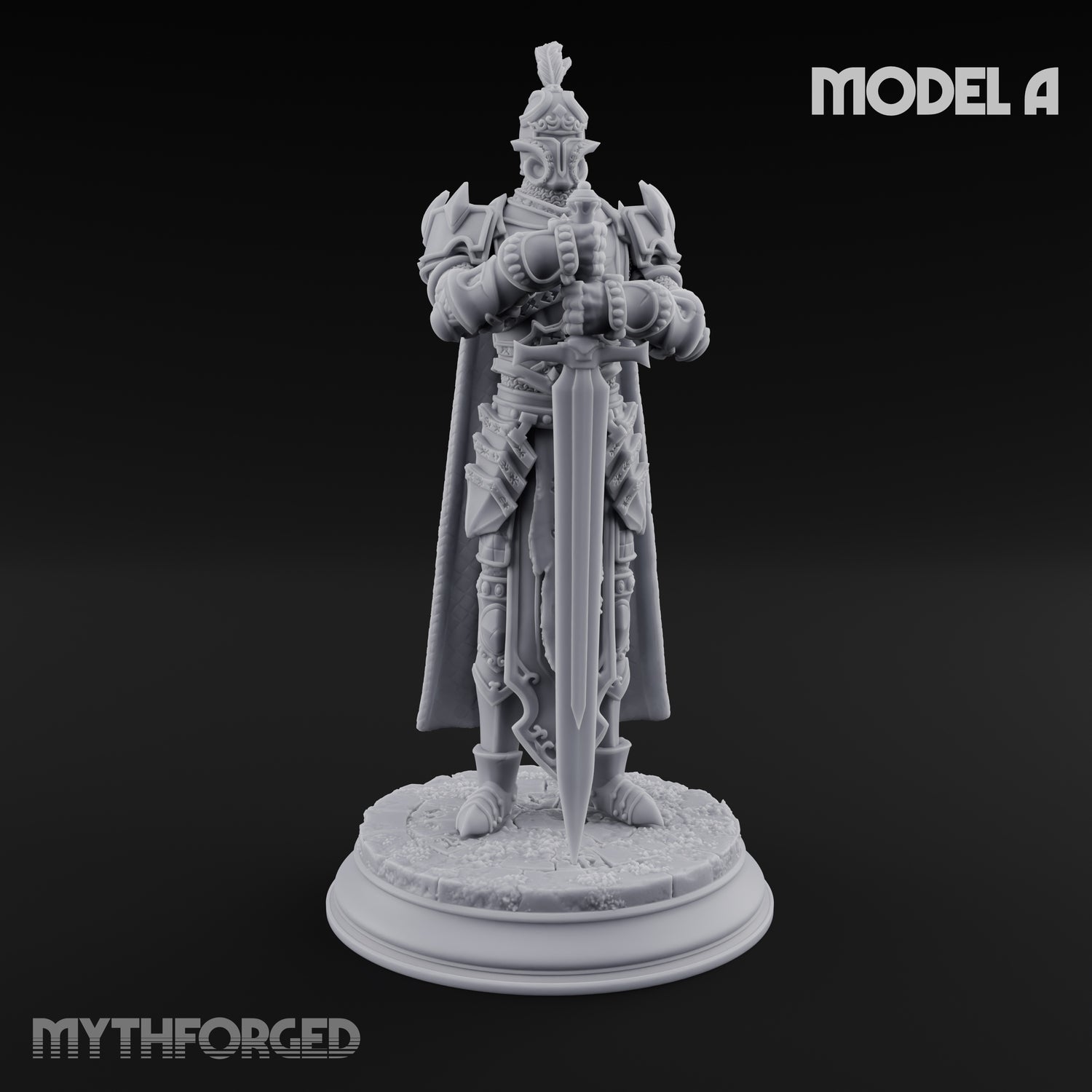 Trio Of Blades Animated Armor Knights A Miniature for Dungeons and Dragons, Pathfinder or other TTRPGs