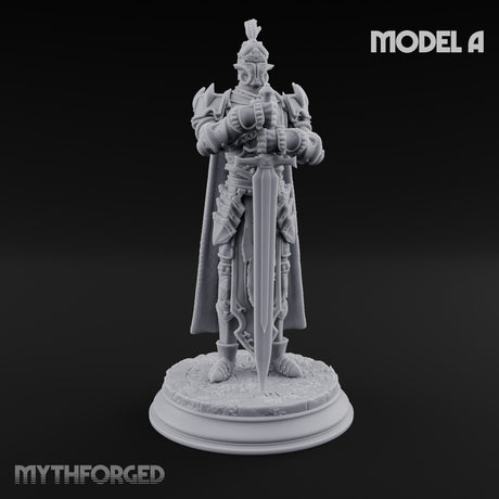 Trio Of Blades Animated Armor Knights A Miniature for Dungeons and Dragons, Pathfinder or other TTRPGs