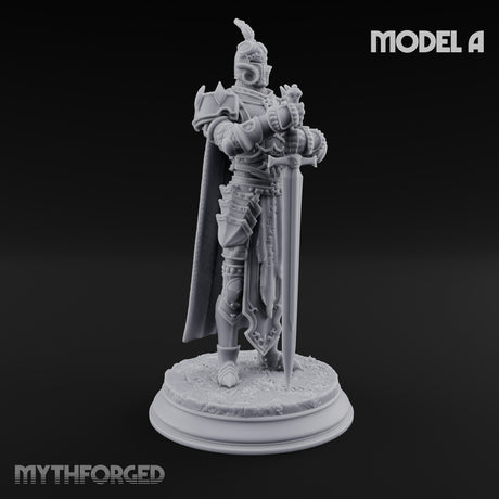 Trio Of Blades Animated Armor Knights A Miniature for Dungeons and Dragons, Pathfinder or other TTRPGs
