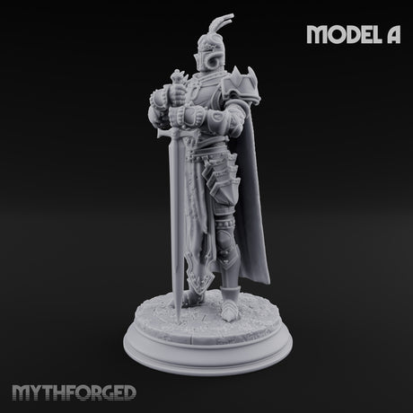 Trio Of Blades Animated Armor Knights A Miniature for Dungeons and Dragons, Pathfinder or other TTRPGs