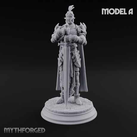 Trio Of Blades Animated Armor Knights A Miniature for Dungeons and Dragons, Pathfinder or other TTRPGs