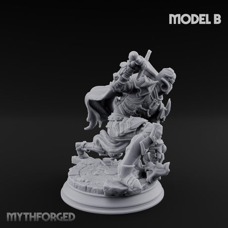 Trio Of Blades Animated Armor Knights Miniature for Dungeons and Dragons, Pathfinder or other TTRPGs