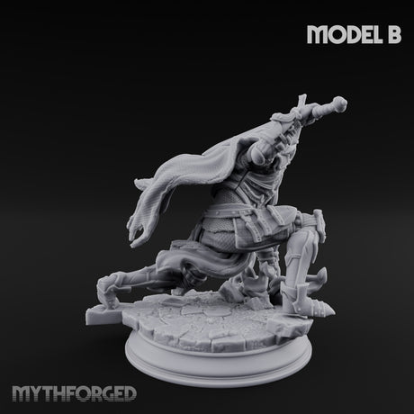 Trio Of Blades Animated Armor Knights B Miniature for Dungeons and Dragons, Pathfinder or other TTRPGs