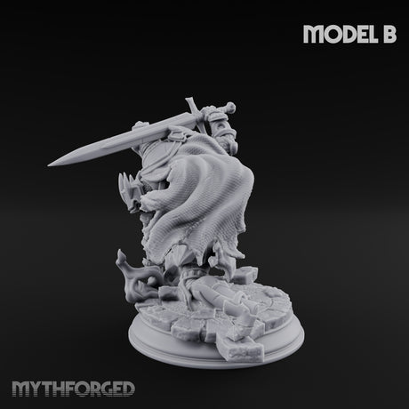 Trio Of Blades Animated Armor Knights B Miniature for Dungeons and Dragons, Pathfinder or other TTRPGs