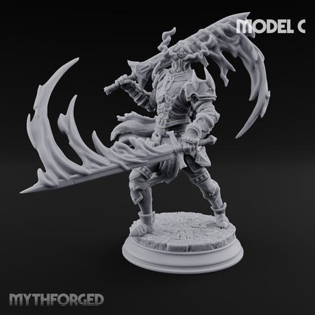 Trio Of Blades Animated Armor Knights Miniature for Dungeons and Dragons, Pathfinder or other TTRPGs