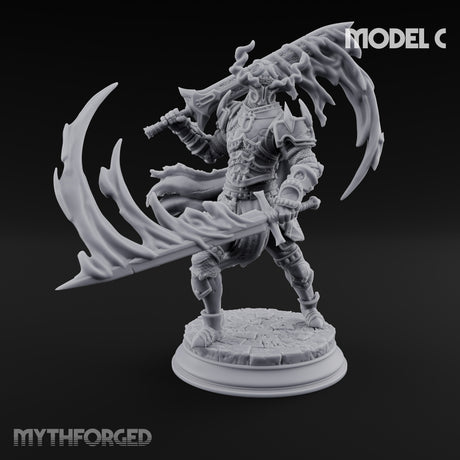 Trio Of Blades Animated Armor Knights C Miniature for Dungeons and Dragons, Pathfinder or other TTRPGs