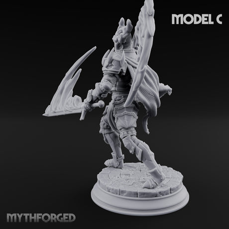 Trio Of Blades Animated Armor Knights C Miniature for Dungeons and Dragons, Pathfinder or other TTRPGs