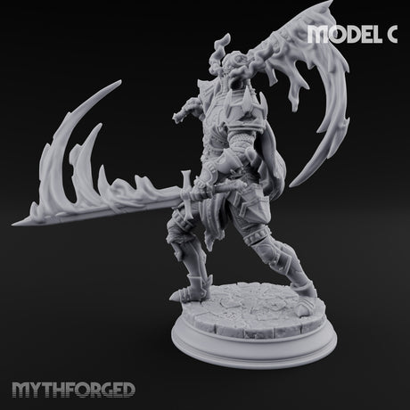 Trio Of Blades Animated Armor Knights C Miniature for Dungeons and Dragons, Pathfinder or other TTRPGs