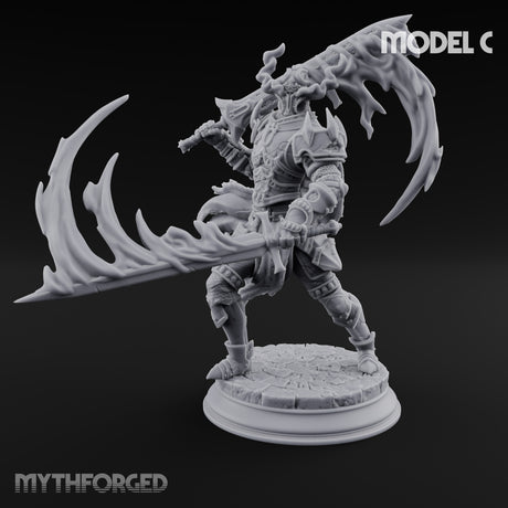 Trio Of Blades Animated Armor Knights C Miniature for Dungeons and Dragons, Pathfinder or other TTRPGs