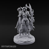 Arcane Bow Raised Hooded Elf Ranger — 32mm