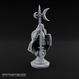 Waxing Defiant Drow Lunar Knight Bust