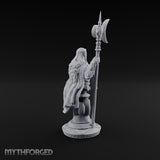 Waxing Defiant Drow Lunar Knight Bust